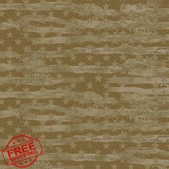 SYKEL ENTERPRISES US Marines Khaki Flag Fabric 2 Yard