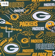 Sports Cotton Fabric by the ½ yard- Football Teams