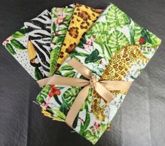 Animal Prints Fat Quarter 5 pack