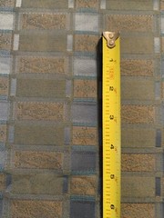 Over 1 Yard 51” X 53” Vintage Fabric Slate Blue Plaid Cotton Polyester Blend