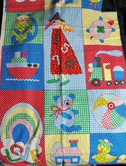 Vintage Spring Mills Children’s Print Fabric Cotton 2 Yards 72″ Wide By 22″ Tall