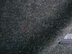 100% PURE NEW WOOL DONEGAL TWEED FABRIC – MADE IN HUDDERSFIELD ENGLAND = 2.0 m.