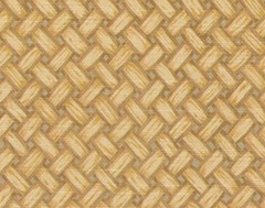 MULBERRY CURTAIN/UPHOLSTERY FABRIC DESIGN Basketweave 5.9 METRES OCHRE COTTON