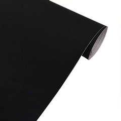 Soft Velvet Craft Liner – Easy-Cut, Black Self-Adhesive Paper 17.7″ x 117″