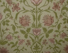 Jacquard Curtain Upholstery Fabric ARCHIVE COLLECTION FADED ROSE Cushion Blind