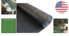 5oz Landscape Fabric Weed Barrier – 3ft x 50ft, Eco-Friendly & Durable