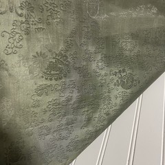 SILK Olive green, FABRIC 3 Yards x 22 Inches Wide or 108 Inches x 22 Wide