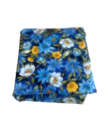 Moda Fabric 2.4 Yds SUMMER BREEZE Blue 45 Wide 100% Cotton Unwashed New