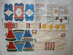 Daisy Kingdom USA Liberty Angel Garland Cut Sew Stuff Holiday Fabric Panel