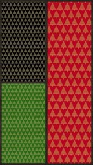 Timeless Treasure – Lined Christmas Tree – Green Quilting And Crafting Fabric