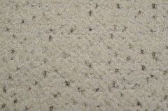 Fleck Snow Fuzzy White Boucle with Taupe Speckles Multipurpose Fabric