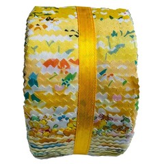 40 PCS Jelly Roll Fabric PreCut Strip 2.5×44 Inch Cotton Yellow Floral