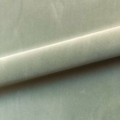 Modern Solid Lightweight Velvet Upholstery Fabric 54″ in Stone Blue