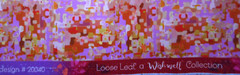 Kaufman Cotton Lawn Fabric By Yard Loose Leaf Yellow Orange Dusty PINK-Wishwell