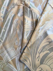 96”wide 60% Silk 40%Cotton Jacquard Fabric lining Home Deco pillowcase