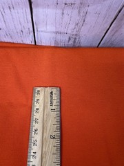 Vintage Fabric Cotton Twill Bright Orange 2.33 Yard 58″ Wide Unbranded Heavy