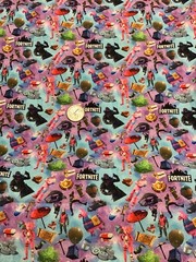 CUSTOM MADE…1 Yard FORTNITE Cotton Fabric 36” X 54”