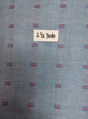 6 Different Cotton Fabric Pieces For A Total Of 10+ Yards Of Quality Fabrics