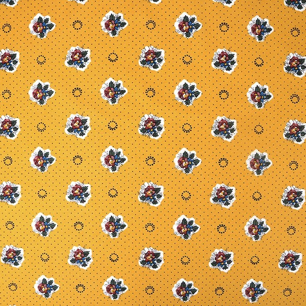 SOULEIADO Le Printemps Cotton Fabric French Provence Floral Elegant Half Meter