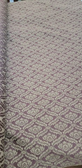 Jacquard Tapestry Weave Damask Drapery Upholstery Fabric Eggplant 5.5 yds x 54″