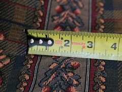 VTG Plaid Tartan Tapestry Fabric English Cottage Berries, Medallions 55” BTY