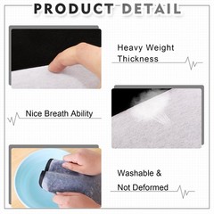 New Upgraded Heavy Weight White Iron-On Non-Woven Fusible Interfacing white