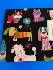 BRAND NEW CREATE IT 100% COTTON PUPPY PRECUT SEWING AND CRAFT FABRIC 18X21