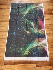 Galaxy Space Print Heavy Canvas Fabric 57″x36″