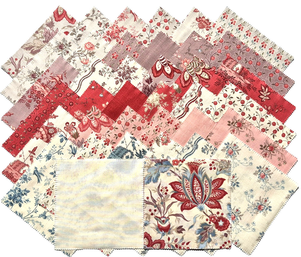 FLEUR de PARIS Charm Pack from MODA – (42) 5″ fabric squares – #13990PP