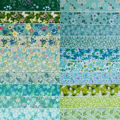 Jelly Roll Fabric 100% Cotton Quilting Fabric, 40 PreCut Strips 2.5 x 44 Inch…
