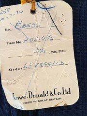 Vintage Eldeco Lowe & Donald Plaid English Wool Jacketing 62 in x 4 yd Fabric