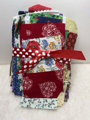 Fabric Scraps 1 1/2”-3” W Over 50 Pieces Quilting Crafts