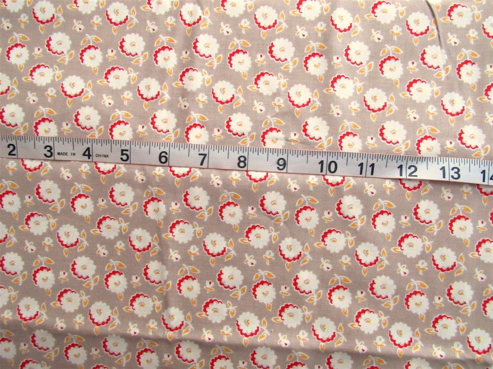 1 yd Cotton Fabric “Cook Book” by Lori Holt by Riley Blake Designs