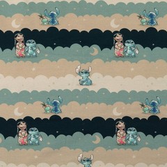 1 M X 1.52 M Lilo & Stitch Multicolor Cotton Jersey Fabric