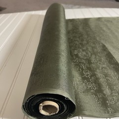 SILK Olive green, FABRIC 10 Yards x 22 Inches Wide or 360 Inches x 22 Wide