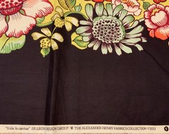 Alexander Henry “Frida La Catrina” Fabric Kahlo / De Leon Designs 2013 1.5yd