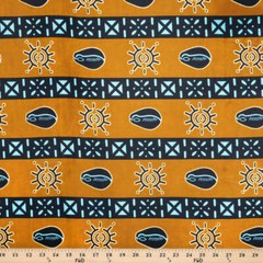 African Print Fabric Earth Tone 100% Natural Cotton 44/45″ Wide 998358-1