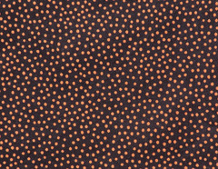 1 Yard 22″ X 44″ Autumn Accents Jo-Ann’s Exclusive Fabric Black With Orange Dots