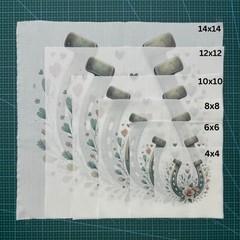Military Boots Fabric Panel ~ Veteran Quilt Block ~ Square fabric panel