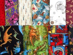 50 Seasonal NOVELTY Movies TV Shows Fat Eighth Running 8th Quilt Fabric Scrap