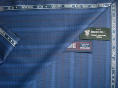 DORMEUIL WOOL & SILK JACKETING, SUITING FABRIC “Dorsilk” MADE IN ENGLAND = 2.0 m