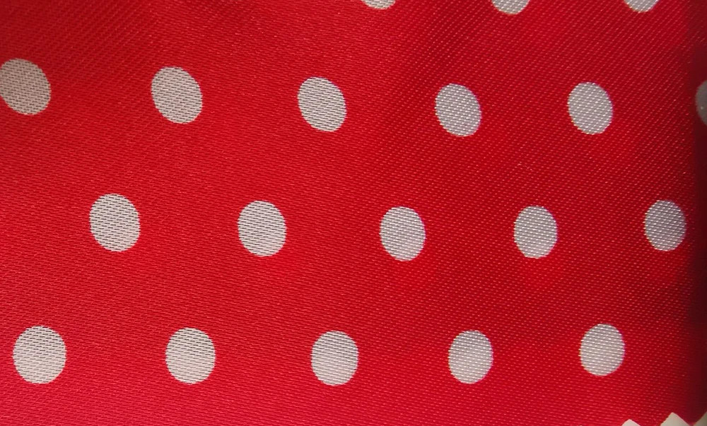 58” Wide Cute Polka Dots Material Satin Charmeuse Soft Lining Scarf Diy Fabric