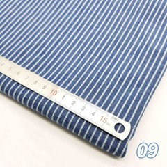50*150cm Cotton Denim Fabric Retro DIY Sewing Skirts Coats Pants Textile Blue