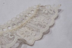 QUEEN CRAFT 100% Polyester By The YARDAGE Off-White Cream Natural LACE #63516