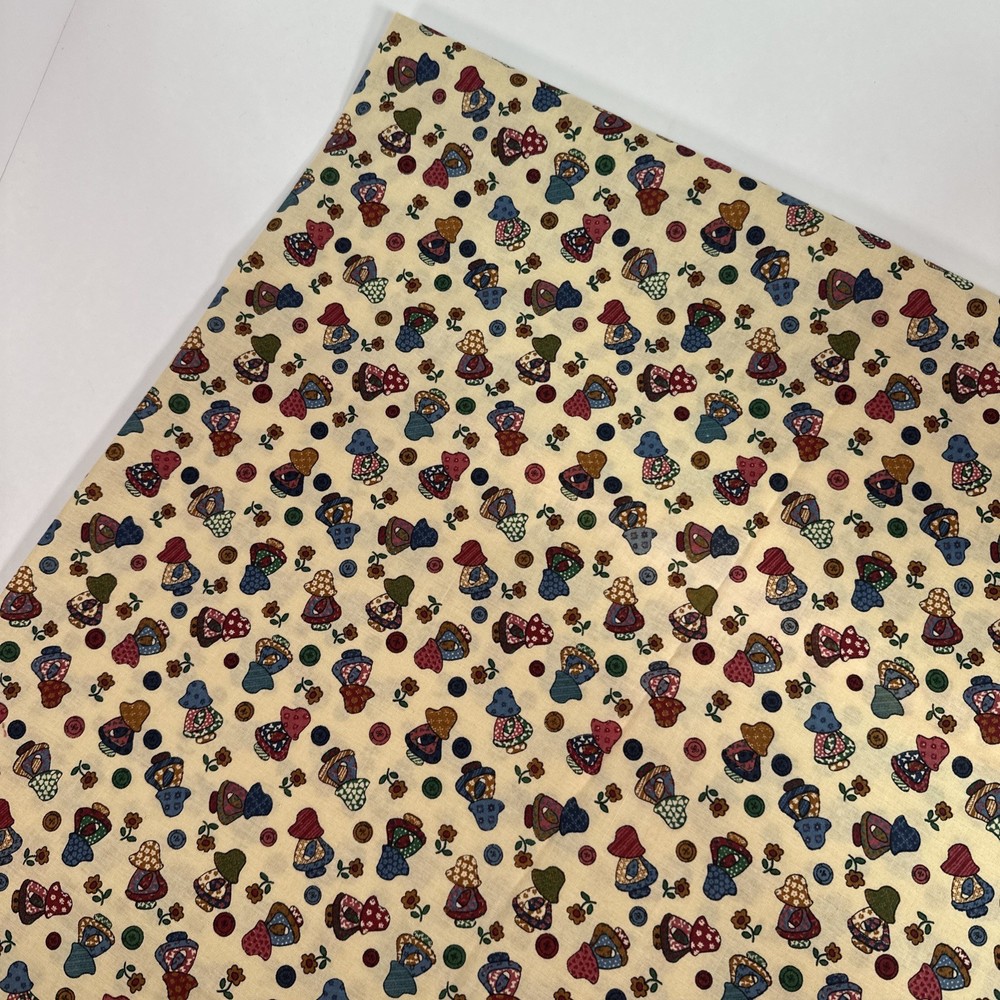 2 Yards Vintage Little Quilts Fabri-Quilt SUNBONNET SUE Fabric