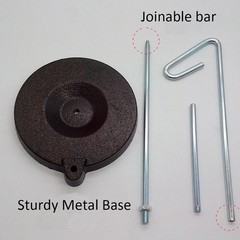 Tosnail 2 Packs Universal Cone and Spool Stand Thread Holder with Black