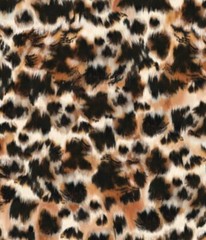 1 Yard Of Leopard Panther Cheetah Animal Print 100% Cotton Fabric By QT Fabrics