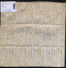 DURALEE Tree Bark in Citron 17 3/8″ Woven Damask Fabric Sample