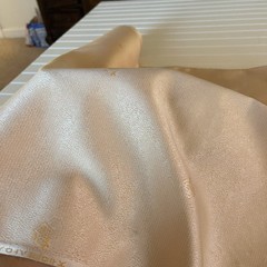SILK Light Peach FABRIC 10 Yards x 22 Inches Wide or 360 Inches x 22 Wide