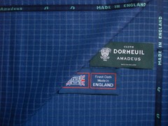 DORMEUIL ‘Amadeus’ LUXURY WOOL SUITING FABRIC – MADE IN ENGLAND= 300 g/M = 3.4 m